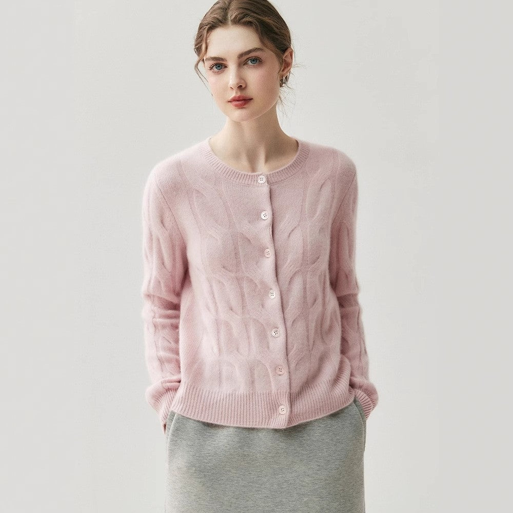 Thornbury Cashmere Cable Cardigan