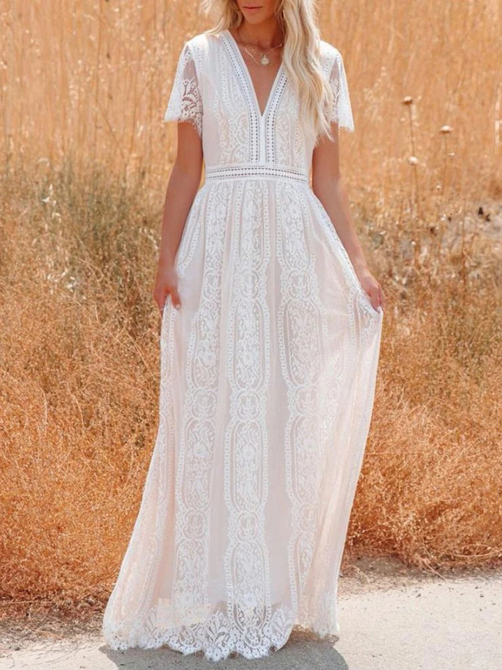 Toulouse Embroidered Maxi Dress