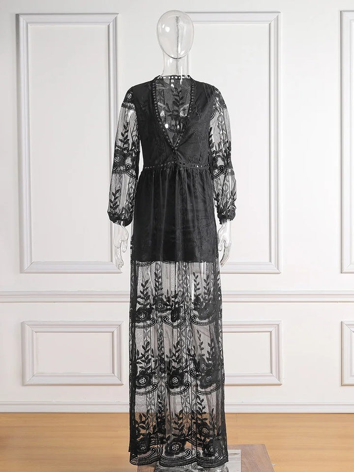 Toulouse Embroidered Maxi Dress