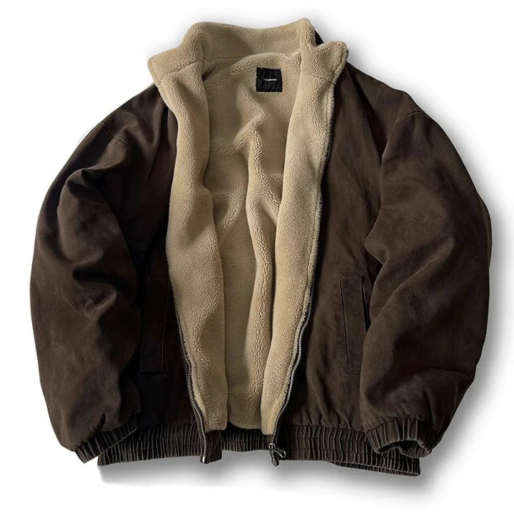 Calder Soft Zip-Up Bomber Jacket