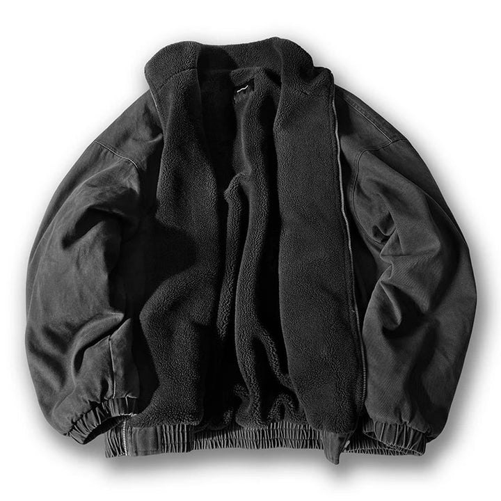 Calder Soft Zip-Up Bomber Jacket