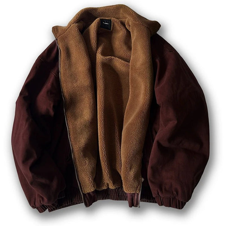 Calder Soft Zip-Up Bomber Jacket