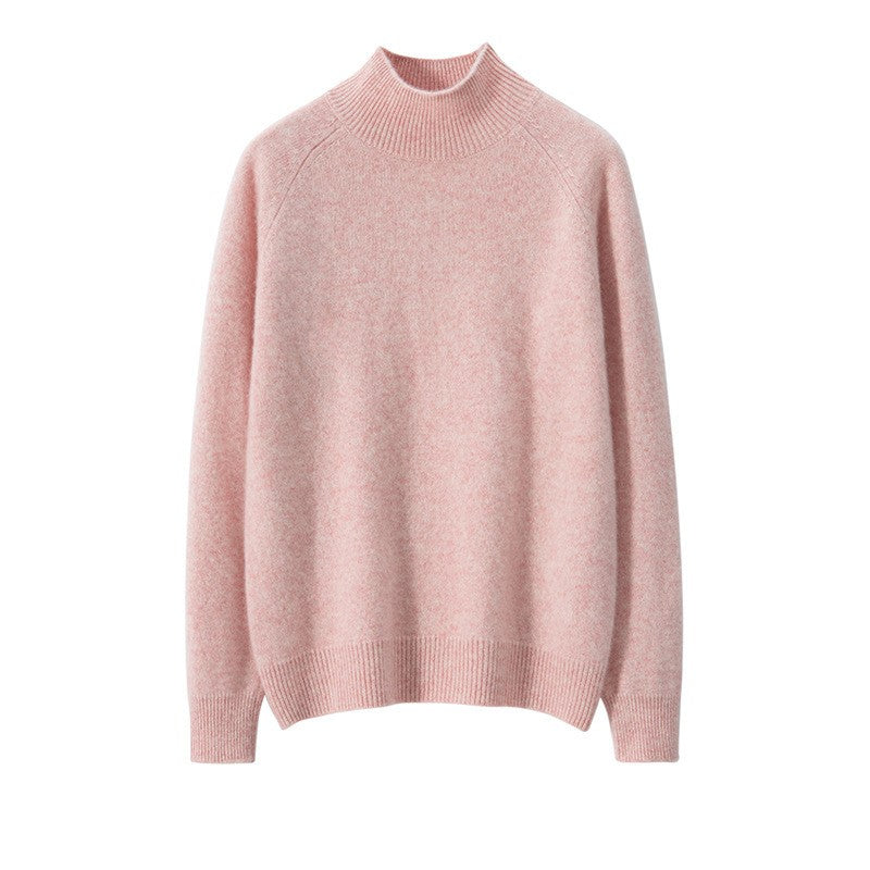 Valence Cashmere Mock Neck Sweater
