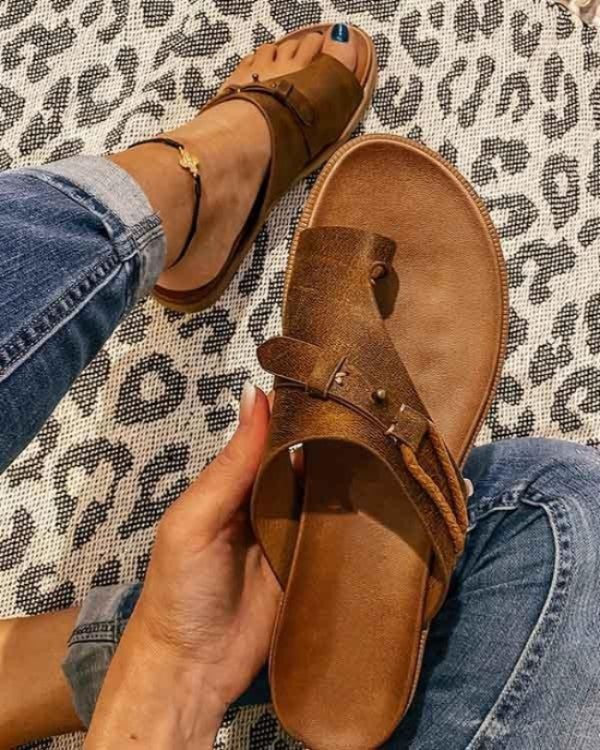 Valle Orthopedic Comfort Sandals - Brown