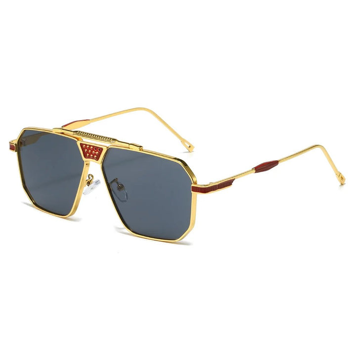 Vanguard Sunglasses - Matte Black / Ruby Flash