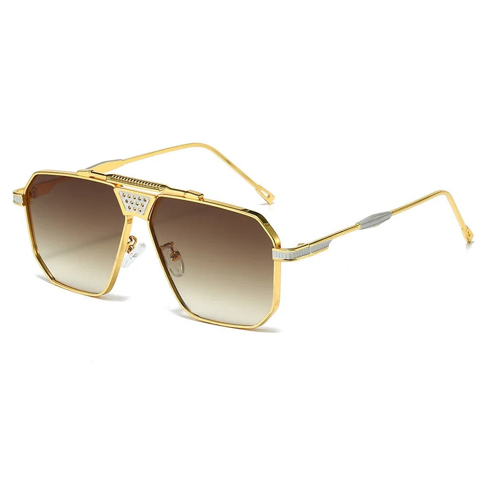 Vanguard Sunglasses - Polished Gold / Havana Fade