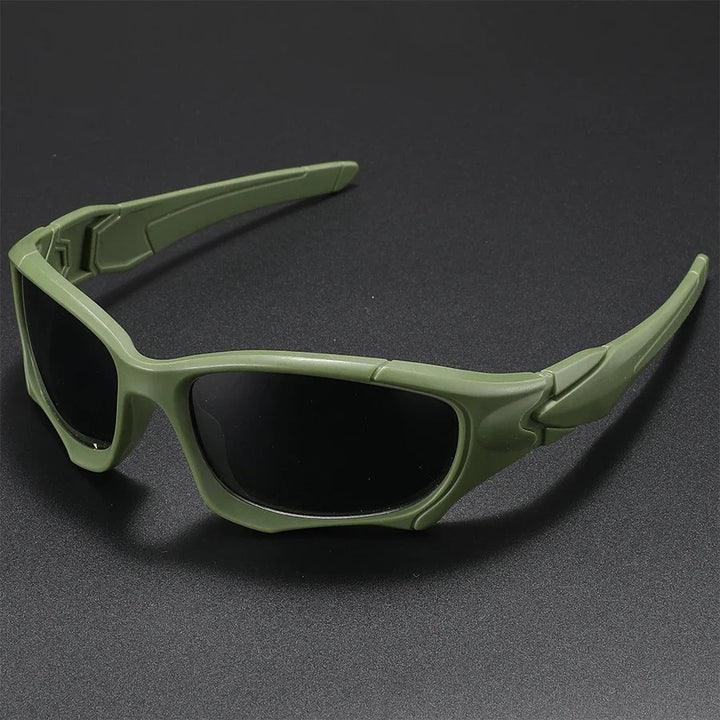 Vector Polarized Sunglasses - Matte Olive / Smoke