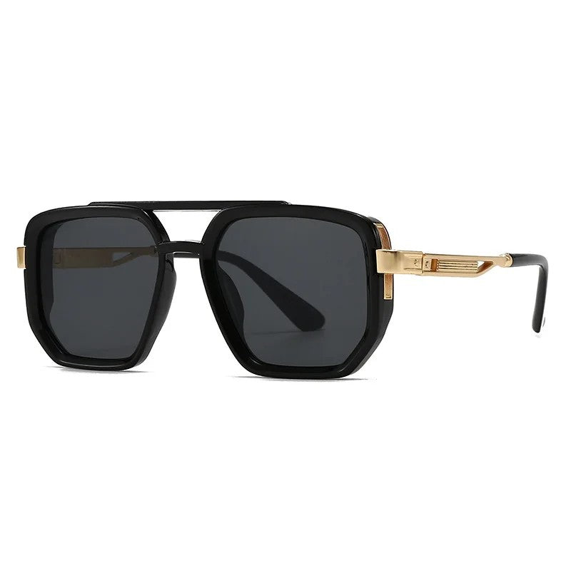 Voltage Sunglasses - Matte Black / Gilded Smoke