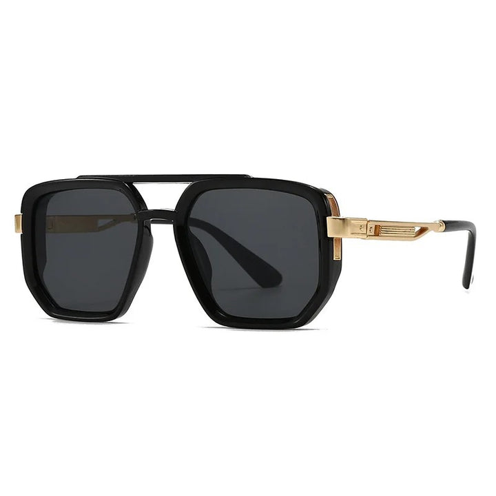 Voltage Sunglasses - Matte Black / Gilded Smoke